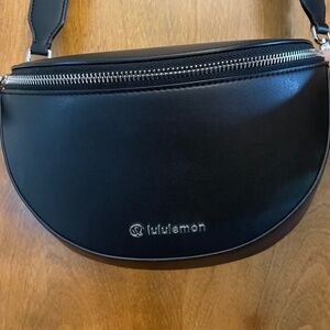 Lululemon Leather Alternative Saddle Bag